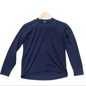 Patagonia Capilene Midweight Navy Blue Crew Top